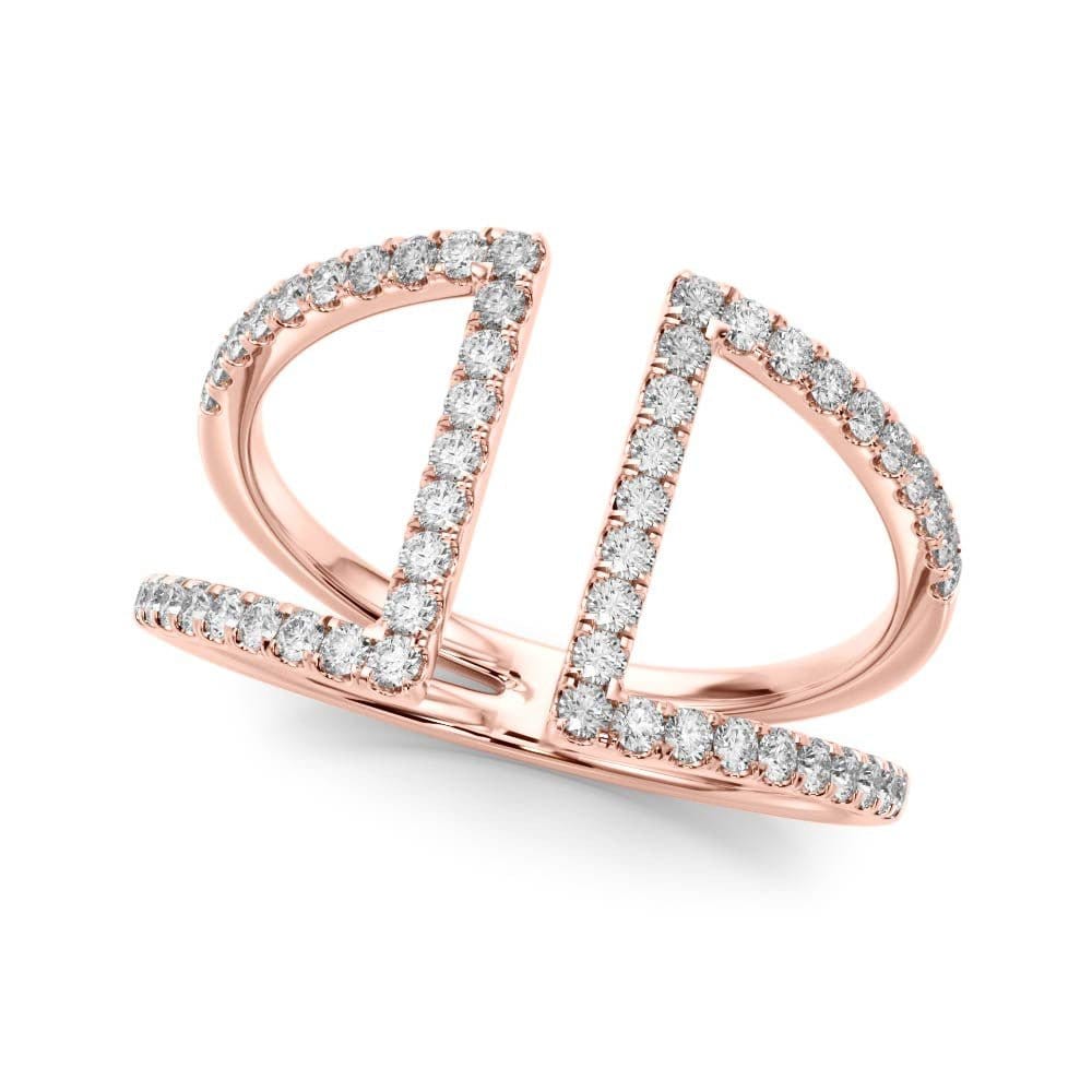 Sakcon Jewelers Ring 14k Rose Gold Annalice Diamond Ring