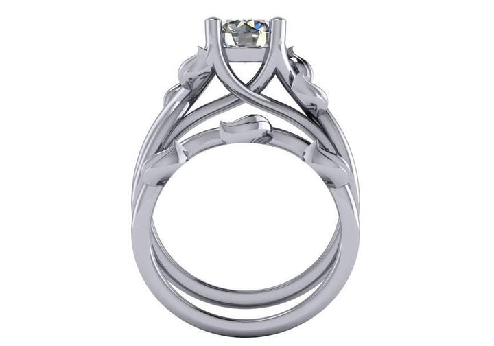 Sakcon Jewelers Ring Annie Diamond Engagement Ring Moissanite Engagement Ring
